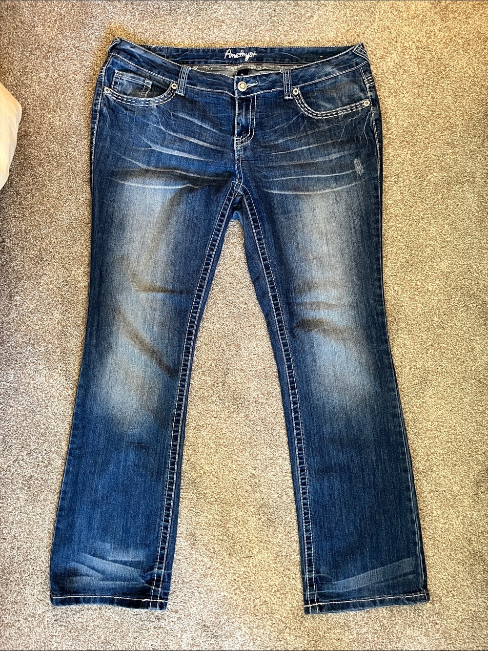 Amethyst Jeans Women's Dark Blue Boot Cut Jeans